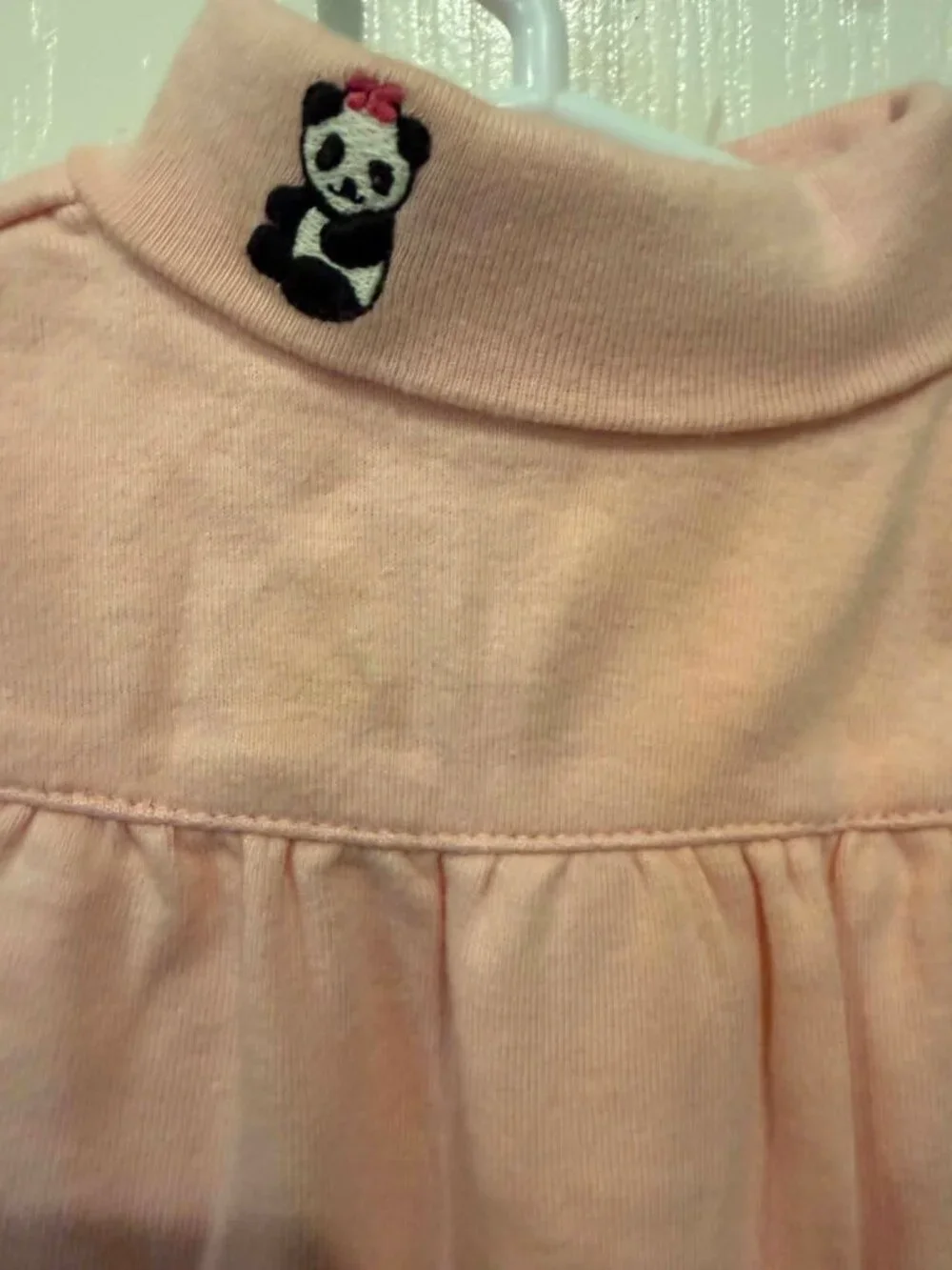 Gymboree NWT Little Panda Pink Turtle Neck Knit Onesie Top 0- 3 mos